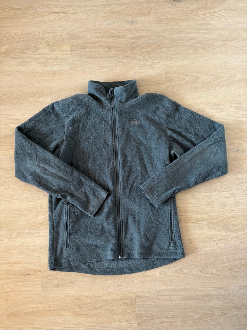 Helly Hansen Men's Full-Zip Fleece Jacket - Dark Gray Size L